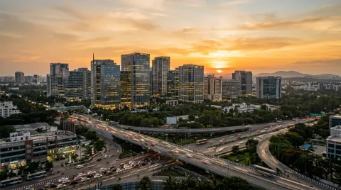 Bangalore cityscape — iMove car shipping from UAE to India